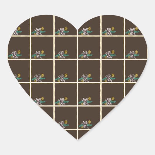 Sticker Cœur Rose Toffee (Devant)