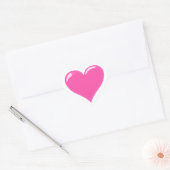Sticker Coeur Rose Votre cadeau d'amour (Enveloppe)
