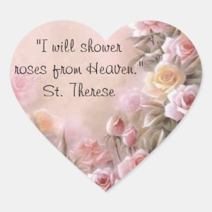 Sticker Cœur Roses roses roses roses victoriennes vintages Cita