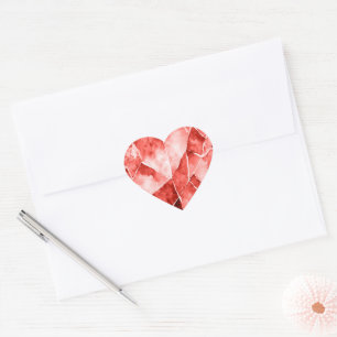 Sticker Cœur Rouge
