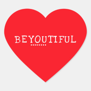 Sticker Cœur Rouge