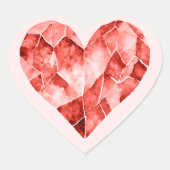 Sticker Cœur Rouge (Devant)