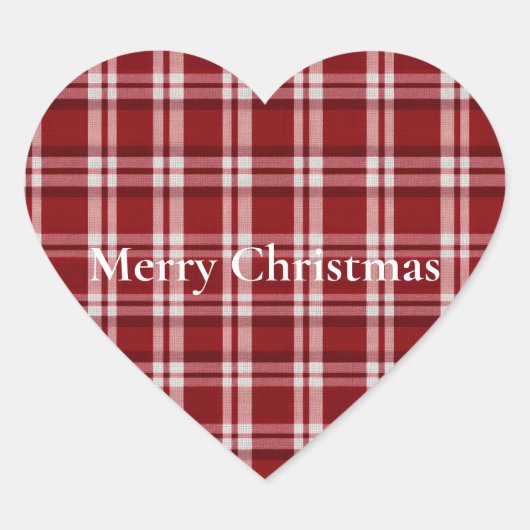 Sticker Cœur Rouge blanc (Devant)