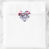 Sticker Cœur Royal British Baby Prince George (Sac)