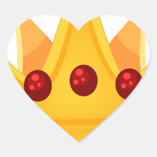 Sticker Cœur Ruby Crown