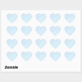 Sticker Cœur Sable bleu clair (Feuille)
