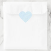 Sticker Cœur Sable bleu clair (Sac)