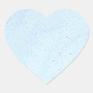 Sticker Cœur Sable bleu clair