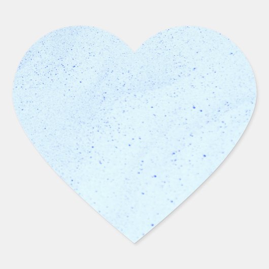 Sticker Cœur Sable bleu clair (Devant)