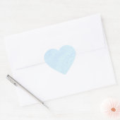 Sticker Cœur Sable bleu clair (Enveloppe)