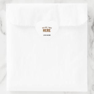 STICKER CŒUR SAC BLANC MODERNE ET MODERNE À MARQUE VÉRIFIÉ