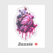 Sticker Coeur Saignant (Feuille)