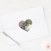 Sticker Cœur Saigneuse à sucre dormant dans la couverture (Enveloppe)