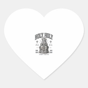 Sticker Cœur Saint Saint Gravure Vintage Design de T-Shirt Reli
