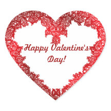 Saint Valentin au coeur rouge