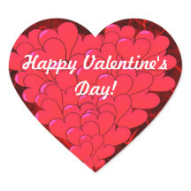 Saint Valentin au coeur rouge