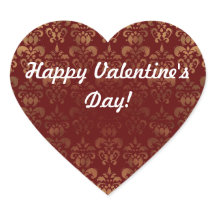 Saint Valentin au coeur rouge