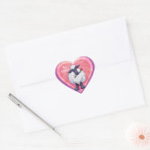 Sticker Cœur Saint Valentin au mouton (Enveloppe)