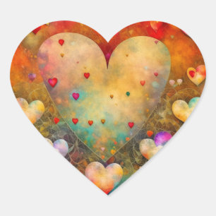 Sticker Cœur Saint Valentin Romantique Keepsaké