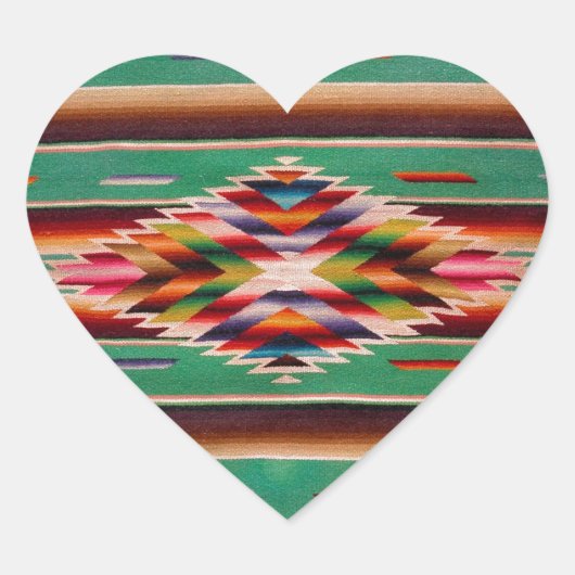 Sticker Cœur Saltillo du sud-ouest (Devant)