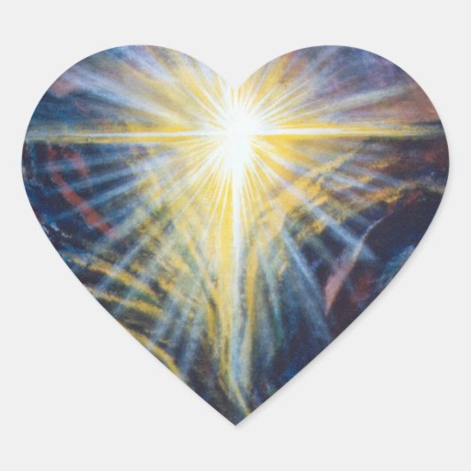 Sticker Cœur Salut (Devant)