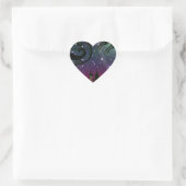 Sticker Cœur santa claus (Sac)