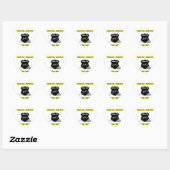 Sticker Cœur Scène criminelle (Feuille)