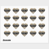 Sticker Cœur Scrolls pays rustique ouest saloon mariage (Feuille)