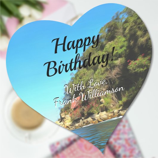 Sticker Cœur Serene Yelapa Anniversaire 0758