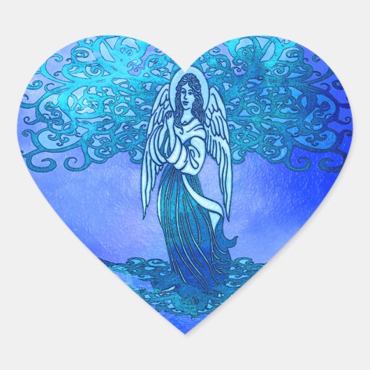 Sticker Cœur Sérénité (Devant)