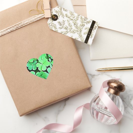 STICKER CŒUR SHAMROCKS ! (Cadeaux)
