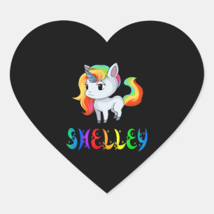 Sticker Cœur Shelley Unicorn