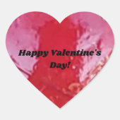 Sticker Cœur Shiney Et Rouge (Devant)