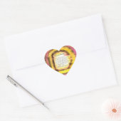 Sticker Cœur Signes de beauté (Enveloppe)