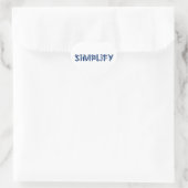 Sticker Cœur Simplifier (Sac)