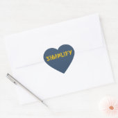 Sticker Cœur Simplifier (Enveloppe)