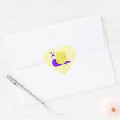 Sticker Cœur Snail Mail (Jaune) - Envelope (Enveloppe)