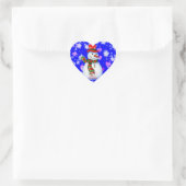 Sticker Coeur Snowman (Sac)