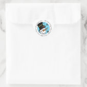 Sticker Cœur Snowman Vacances D'Hiver Laisser Neige (Sac)