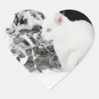 Sticker Cœur Snowstorm love sticer