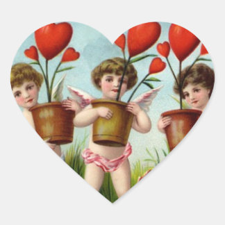 Sticker Cœur Sois Mon Cupidon Valentin