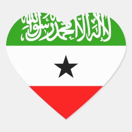 Sticker Cœur somaliland (Devant)