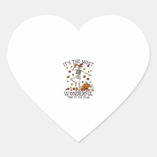 Sticker Cœur Son squelette de danse merveilleux sorcière d'Hall
