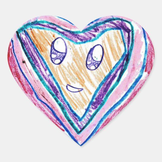 Sticker Cœur Sophia N. : Coeur (Devant)