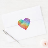 Sticker Cœur spellcaster - cristal vif arc-en-ciel : (Enveloppe)