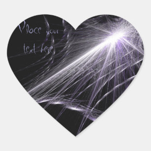 Sticker Cœur Spider Web