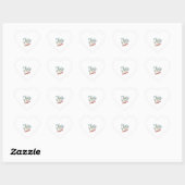 Sticker Cœur Spooky Nurse Ghost Haunted Hospital Crew Ghostly N (Feuille)