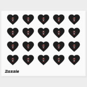 Sticker Cœur Squad Elf Teacher Student Cut (Feuille)