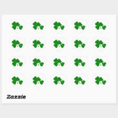 Sticker Cœur St Patrick's Day - Obtenez Lucky 3 + 1 feuilles = (Feuille)