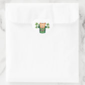 Sticker Cœur St. Patricks Kitty (Sac)